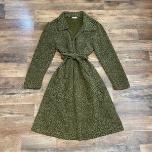 VTG 90s | Boucle Knit Wrap Cardigan Lightweight Sweater Coat